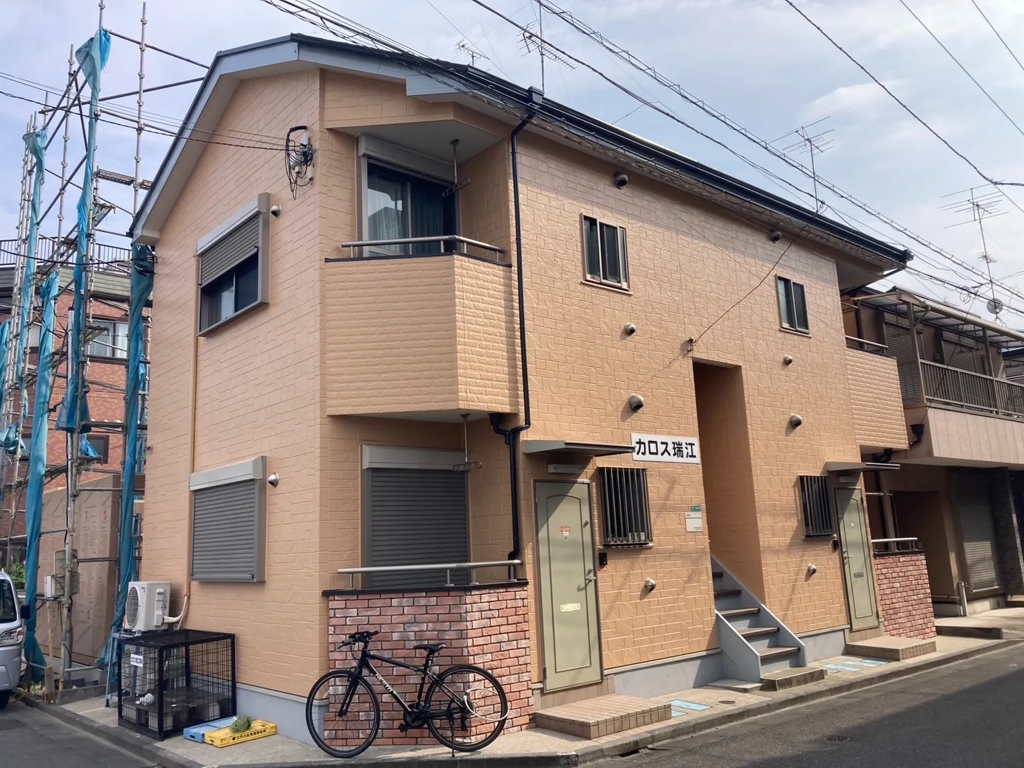 東京都江戸川区　アパート塗装工事