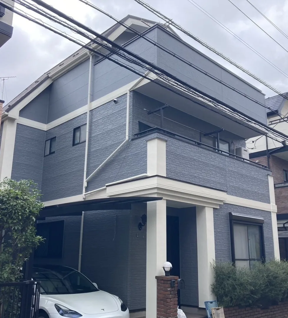 【江戸川区】｜築25年戸建て 外壁塗装・シーリング打ち替え・ベランダ防水工事