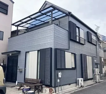 【江戸川区】築25年戸建て｜チョーキング・シーリングのひび割れを4工程塗装で美しく再生｜外壁・屋根塗装施工
